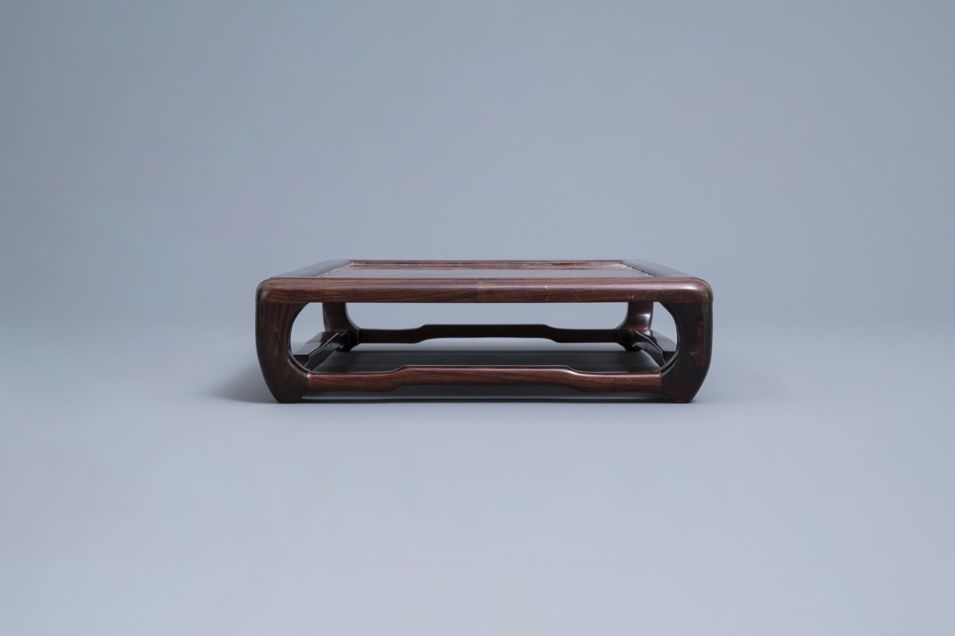 Two Chinese wooden stands, 19th/20th C. - Image 9 of 13