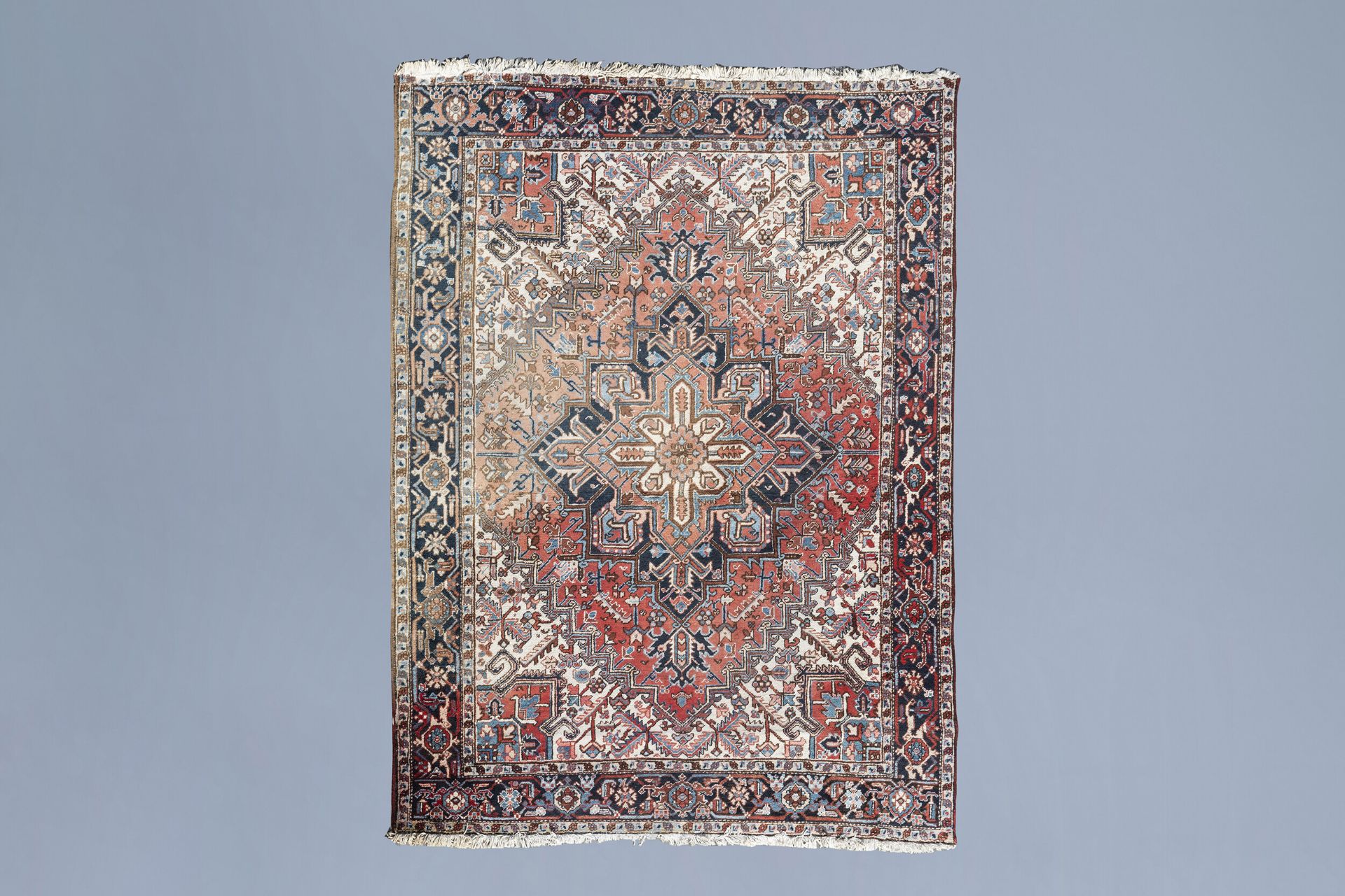 An Oriental Heriz rug, wool on cotton, Northwest Persia, first half of the 20th C.