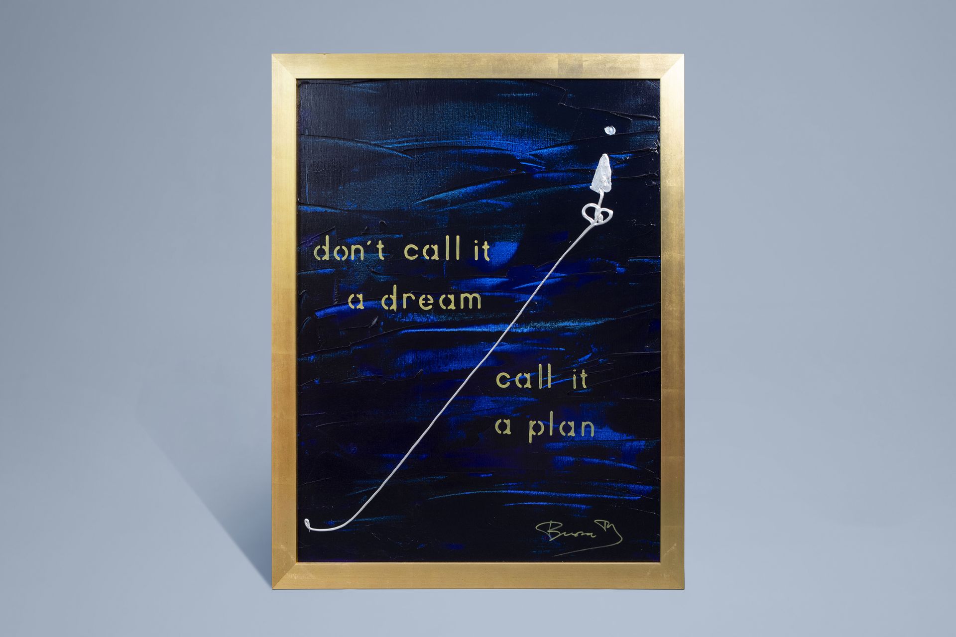 Philippe Bussa (1954): 'Don't call it a dream, call it a plan', oil on canvas - Image 2 of 6