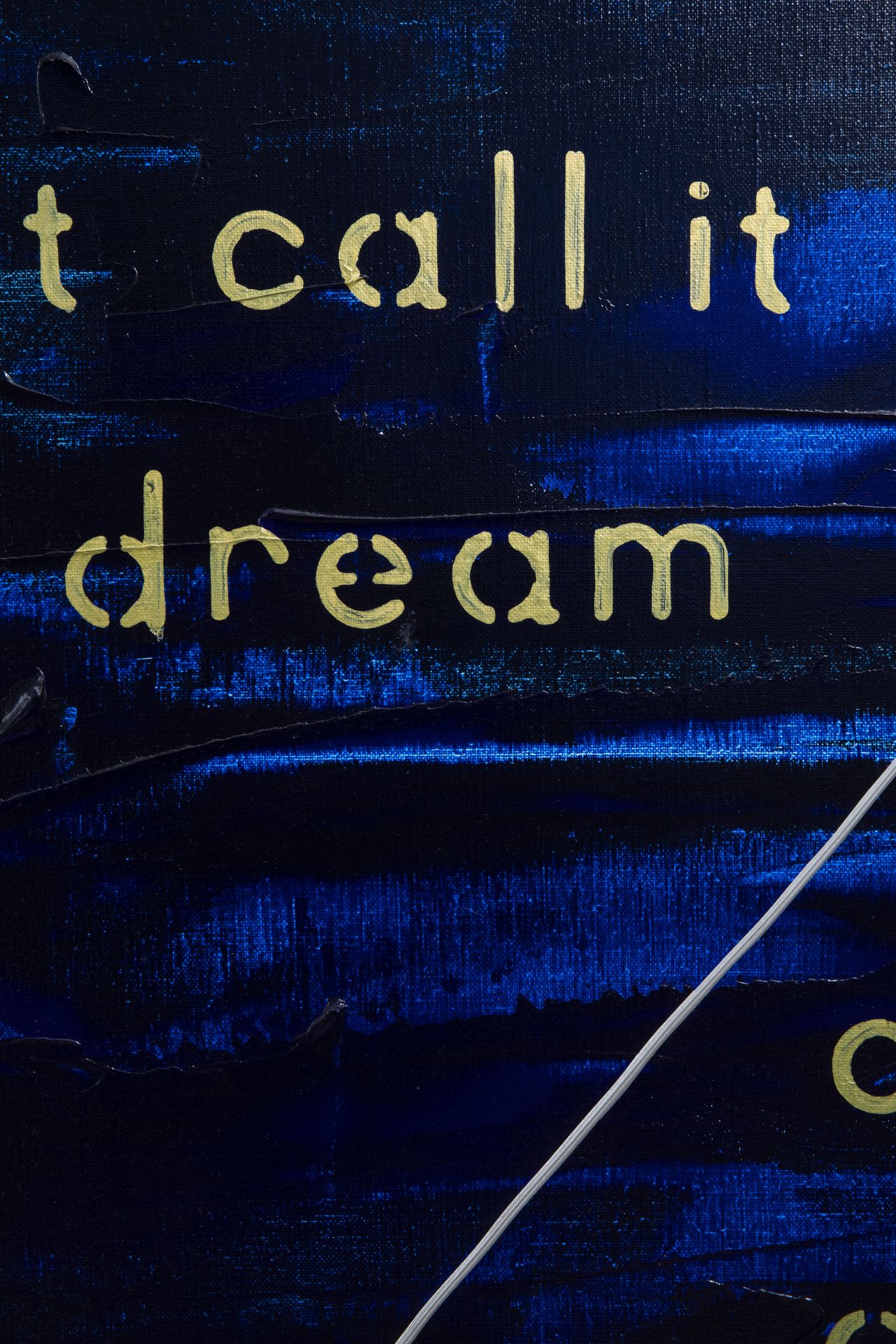 Philippe Bussa (1954): 'Don't call it a dream, call it a plan', oil on canvas - Image 5 of 6