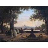 Jodocus Sebastiaen Van den Abeele (1797-1855) and/or circle: View on Rome, 1845
