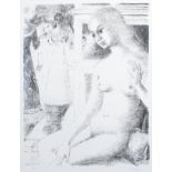 Paul Delvaux (1897-1944): 'La rencontre', lithography, ed. E.A., dated (19)65