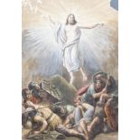 Luigi Ademollo (1764-1849): The resurrection of Christ, watercolour on paper, dated 1837