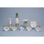 A varied collection of Chinese Canton famille rose porcelain, 19th/20th C.