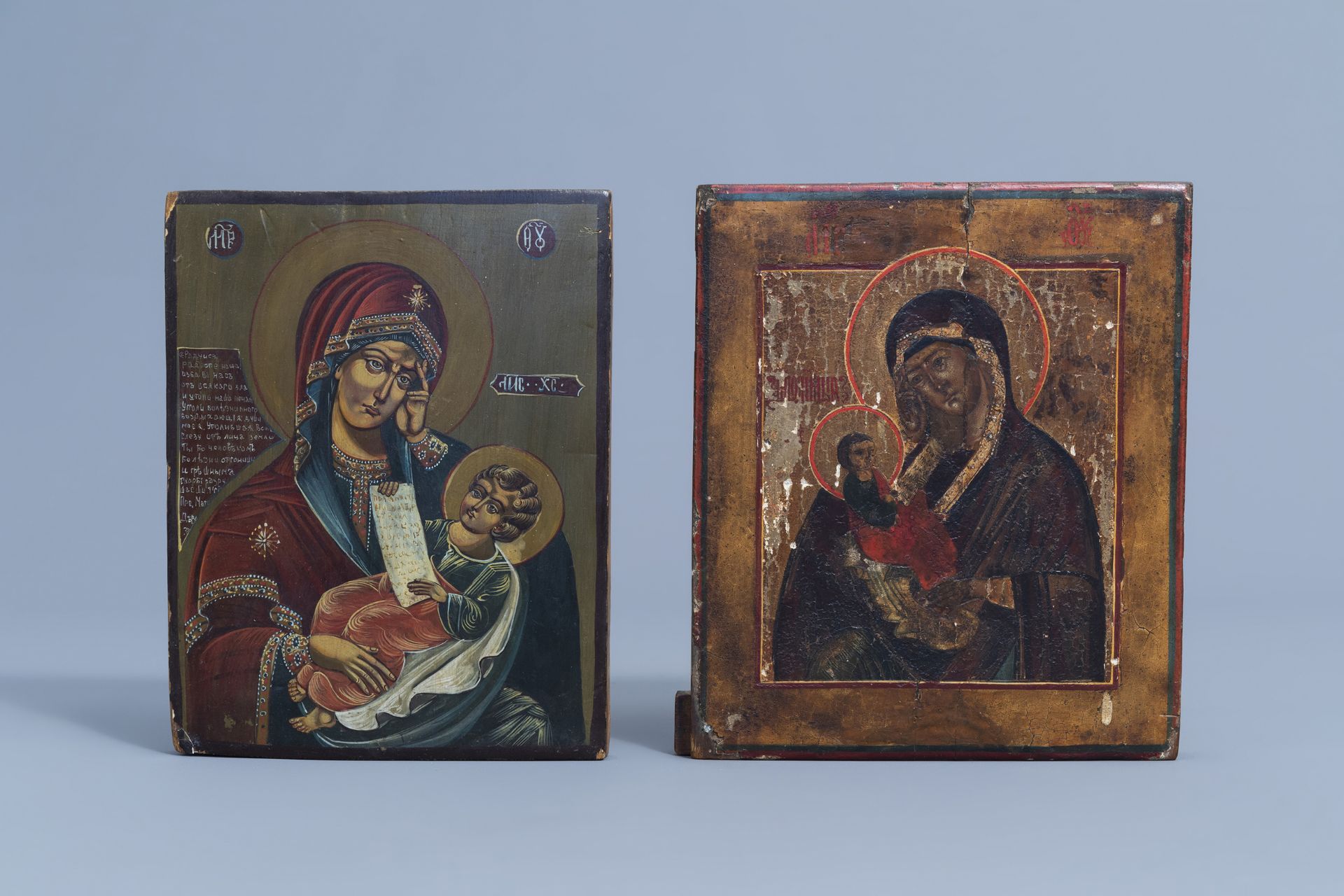 A varied collection of Russian icons, 19th/20th C. - Image 4 of 17