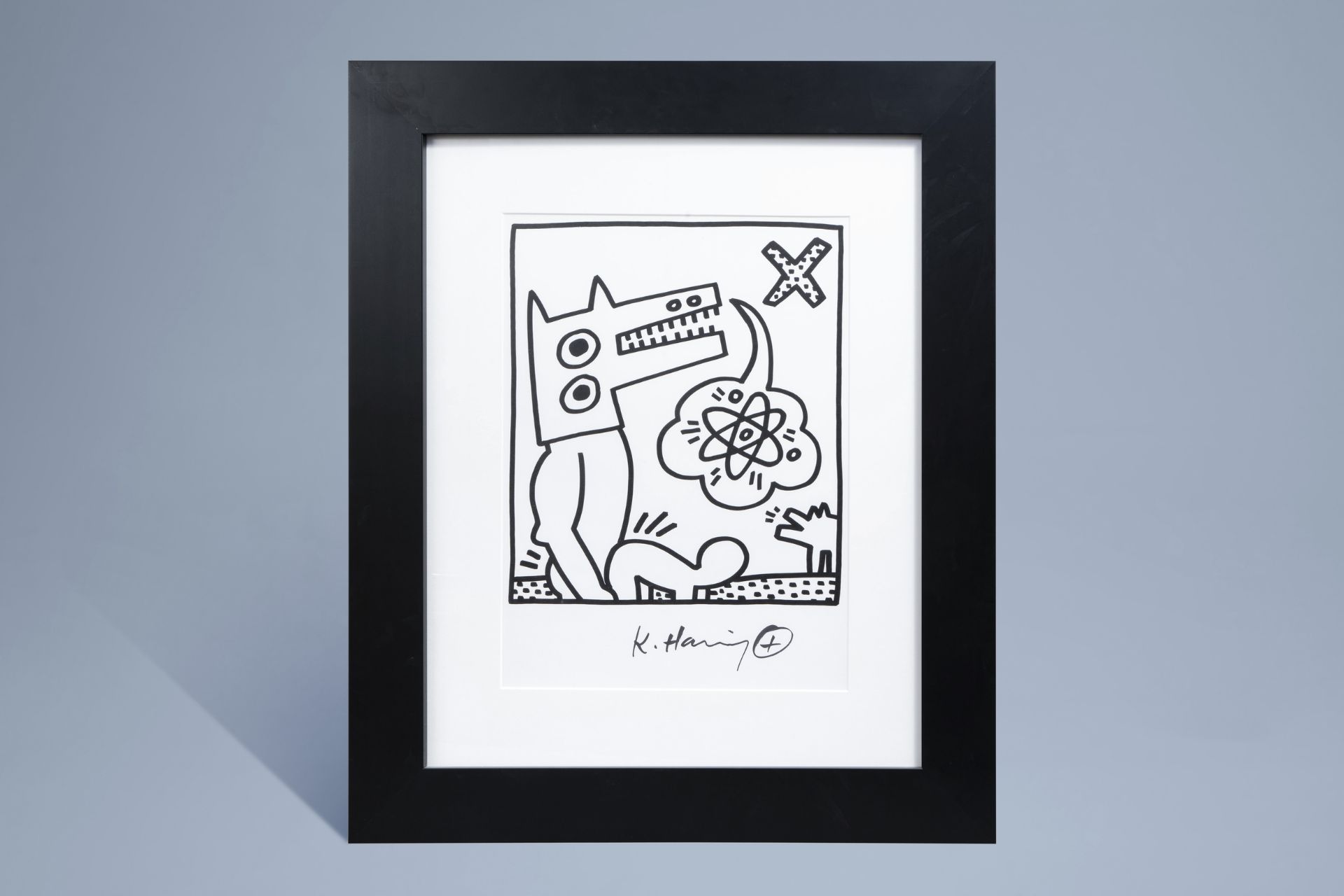 Keith Haring (1958-1990): Untitled, lithograph - Image 2 of 5
