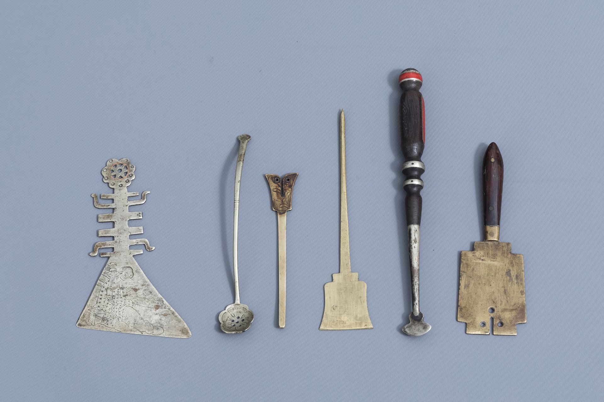 A large and varied collection of opium tools, China, 19th/20th C. - Image 6 of 22