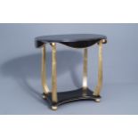 A French lacquered and gilt wood side table, Maurice Dufrene (1876-1955), La Maitrise/Galeries Lafay
