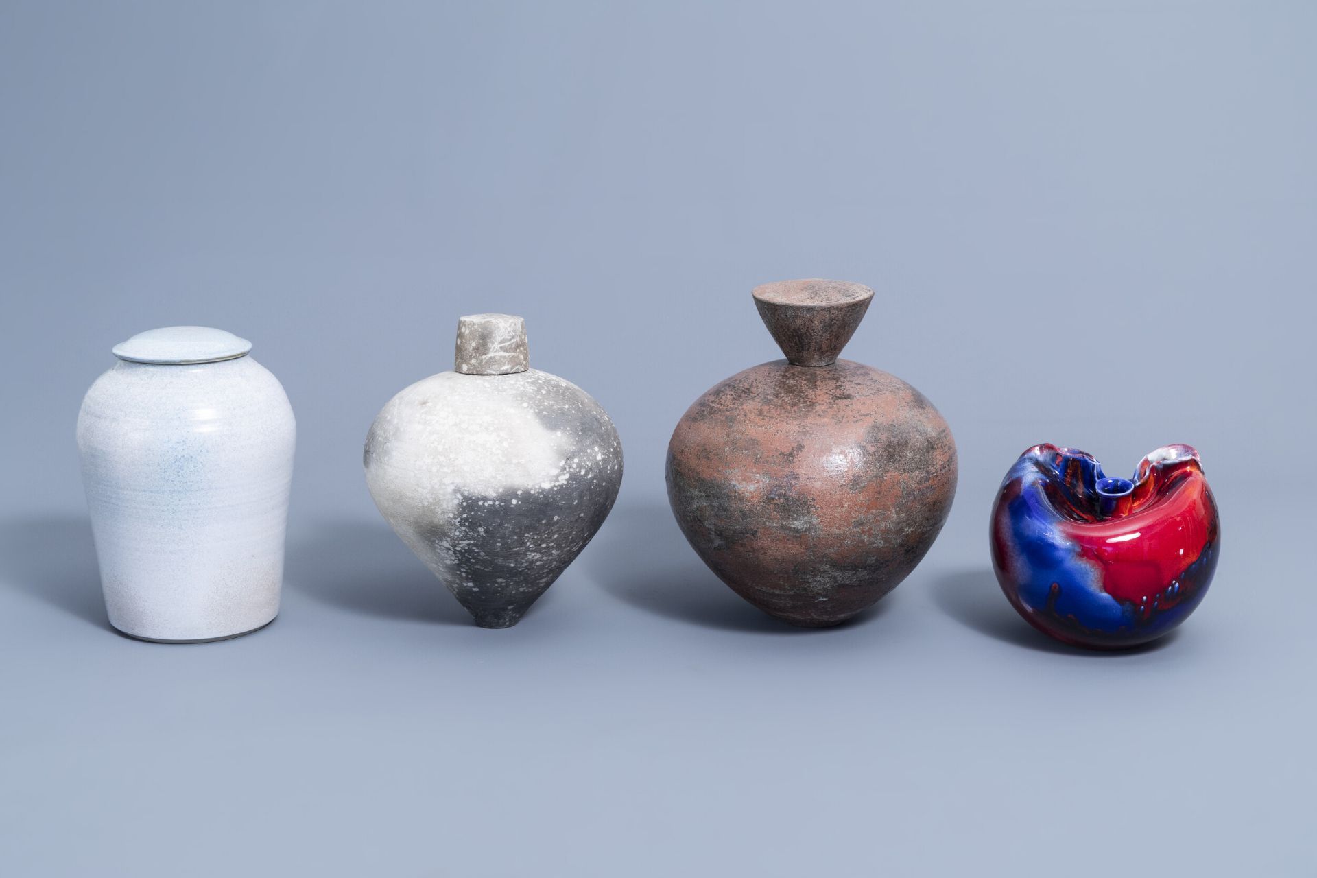 A varied collection modern European studio pottery (Dis Cinardo, Kaat Campo, Patrick Picarelle), 20t