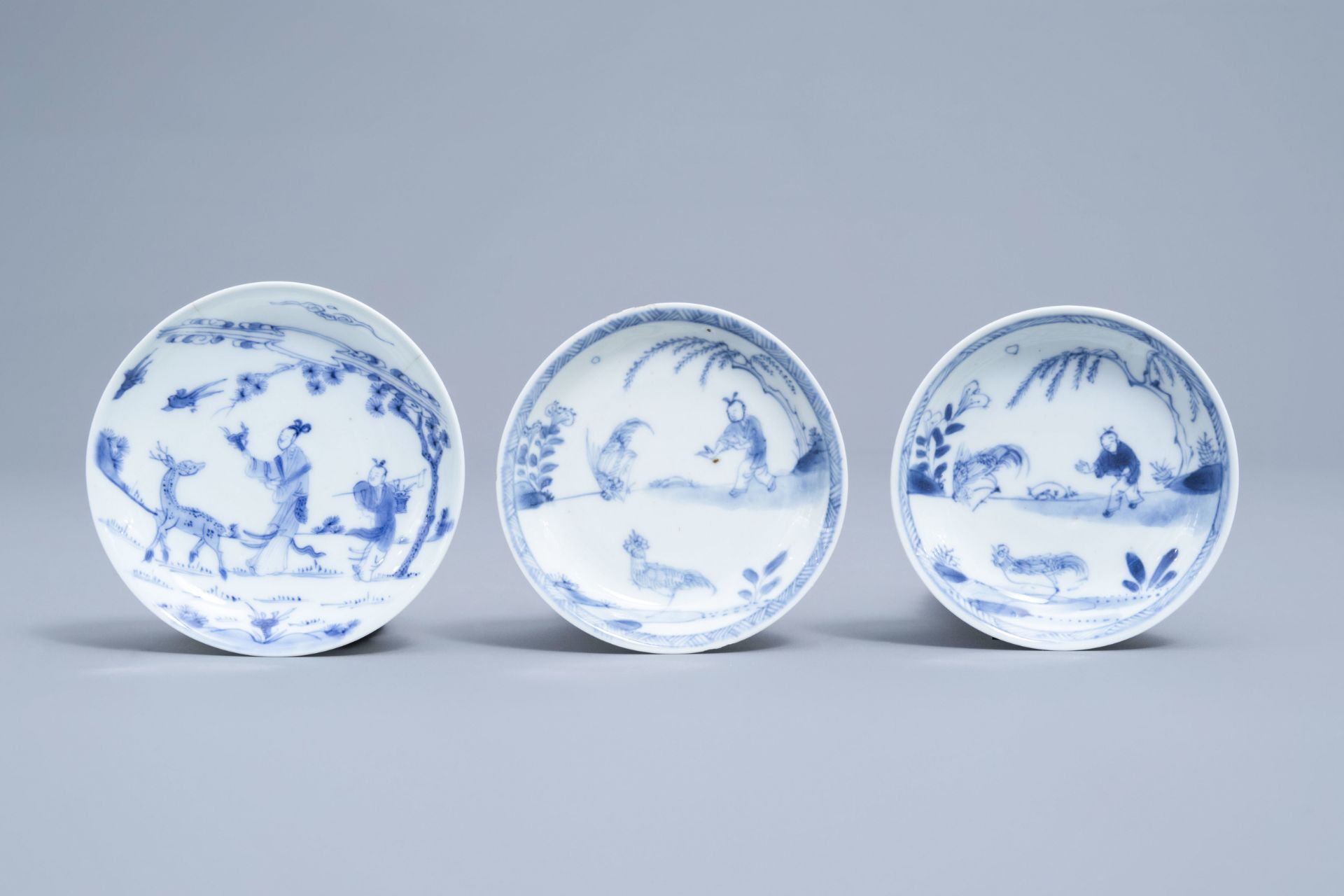 A varied collection of Chinese blue and white porcelain, 18th C. and later - Image 43 of 54