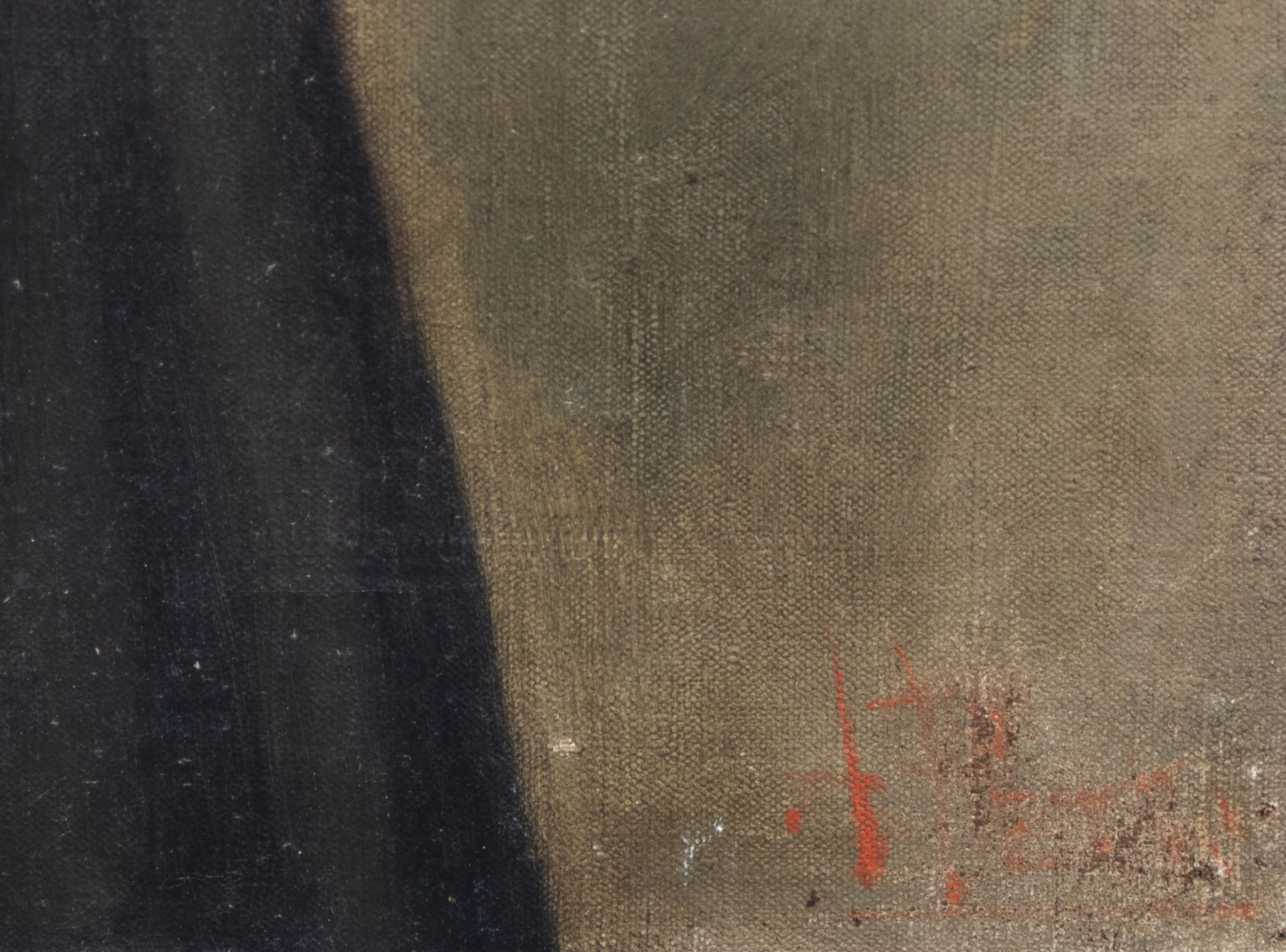 Flemish and Italian school: Three various works, oil on canvas and panel, 17th and 19th C. - Image 8 of 9