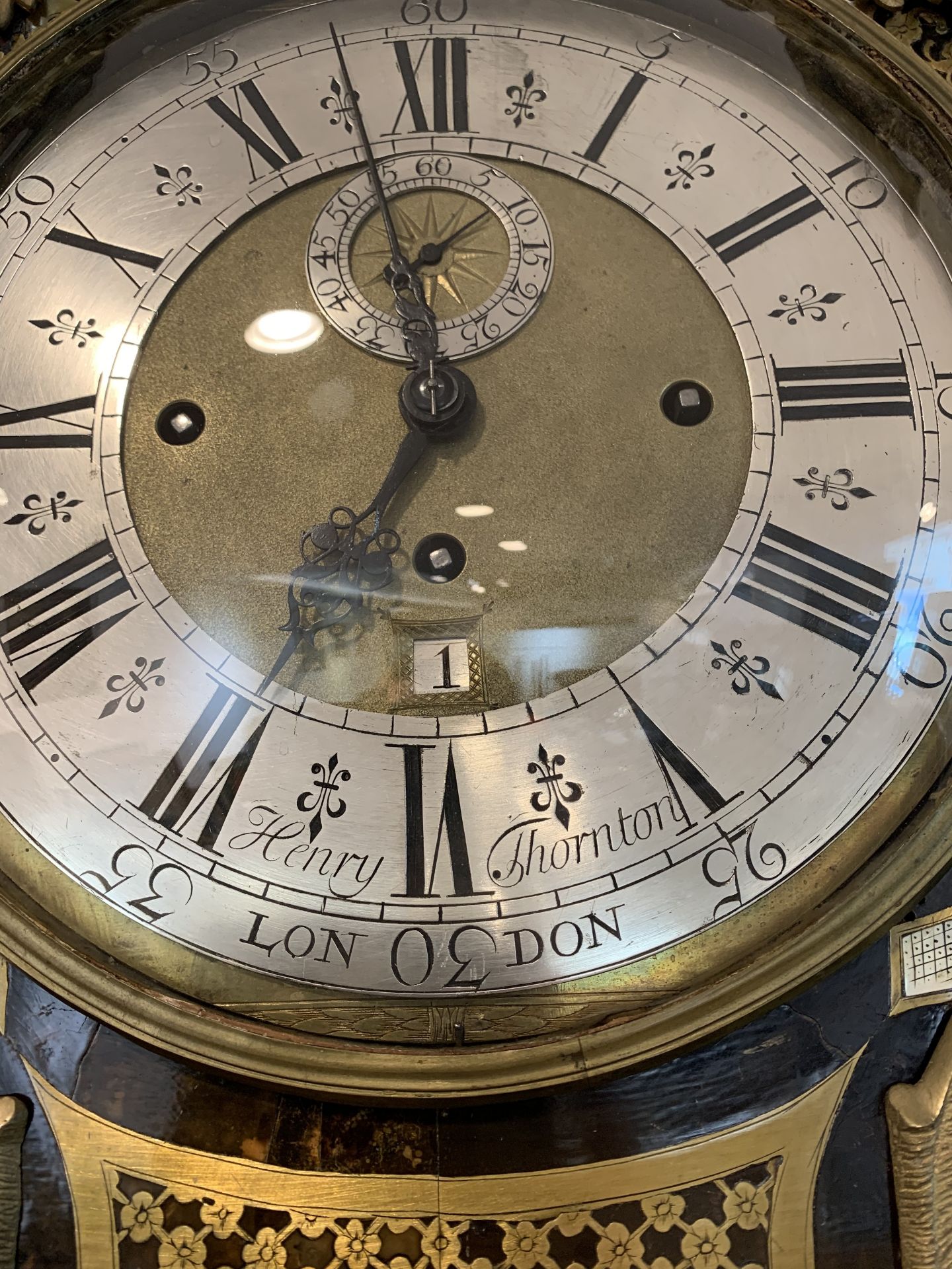 An English Henry Thornton longcase clock, 18th C. and later - Image 6 of 16