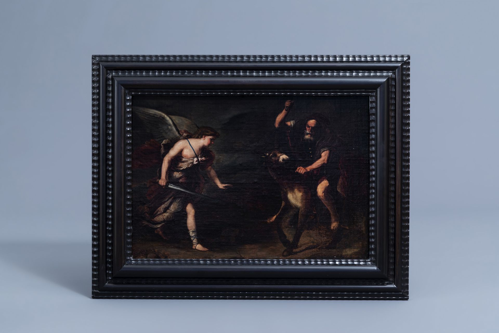Italian school, circle of Luca Giordano (1634-1705): Balaam and the Ass, 17th C. - Image 2 of 5