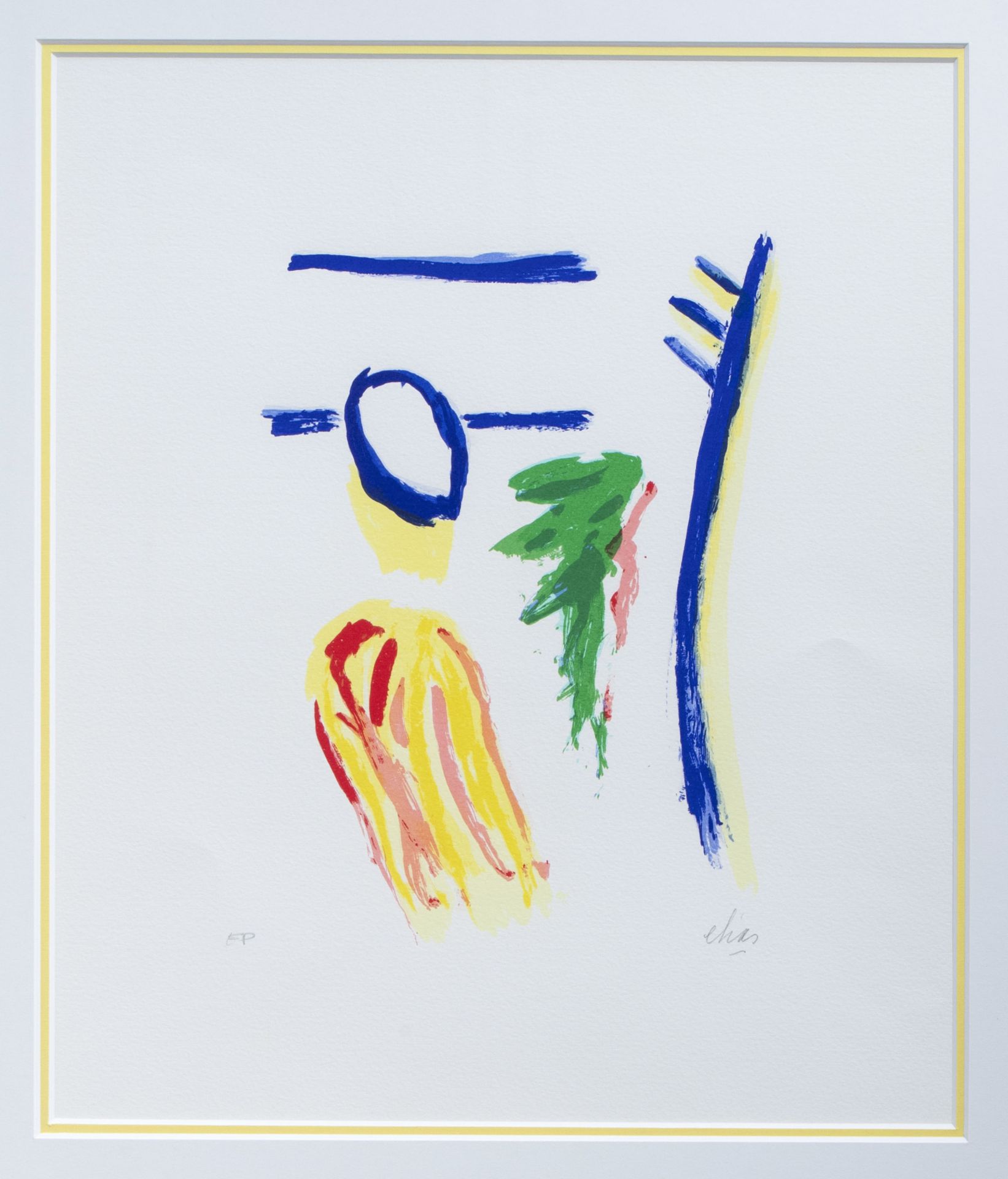 Etienne Elias (1936-2007): 'Elyzee', serigraph, ed. E.P. - Image 3 of 7