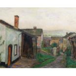 Leon De Smet (1881-1966): Village view, oil on board