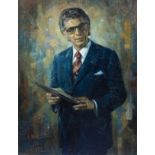 Werner Michiels (1926-2019): Portrait of Willy De Clercq, oil on canvas, dated (19)77