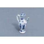 A Chinese blue and white 'Long Eliza' ewer and cover, Kangxi