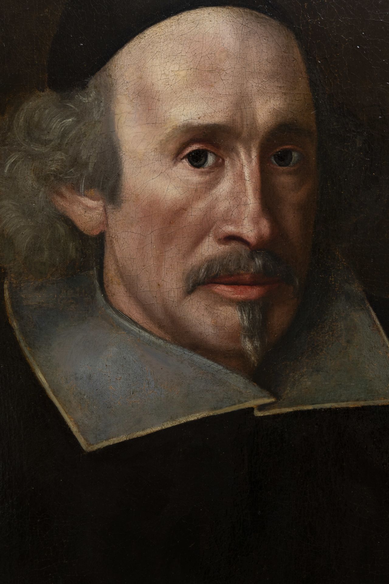 Dutch school: Portrait of a gentleman, oil on canvas, dated 1653 - Image 4 of 6