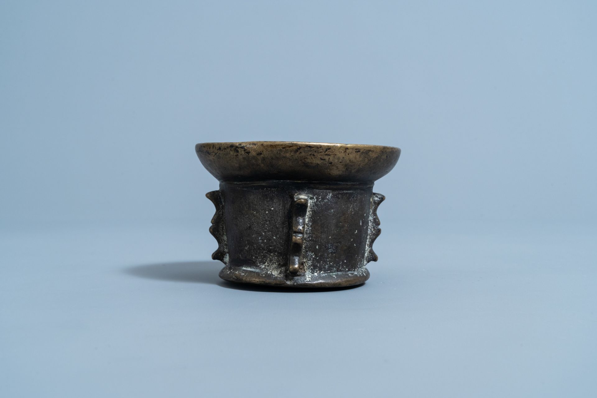 A French bronze mortar, 17th C. - Image 2 of 7