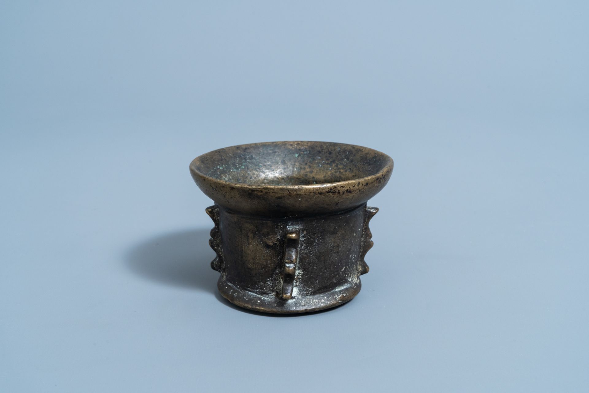 A French bronze mortar, 17th C.