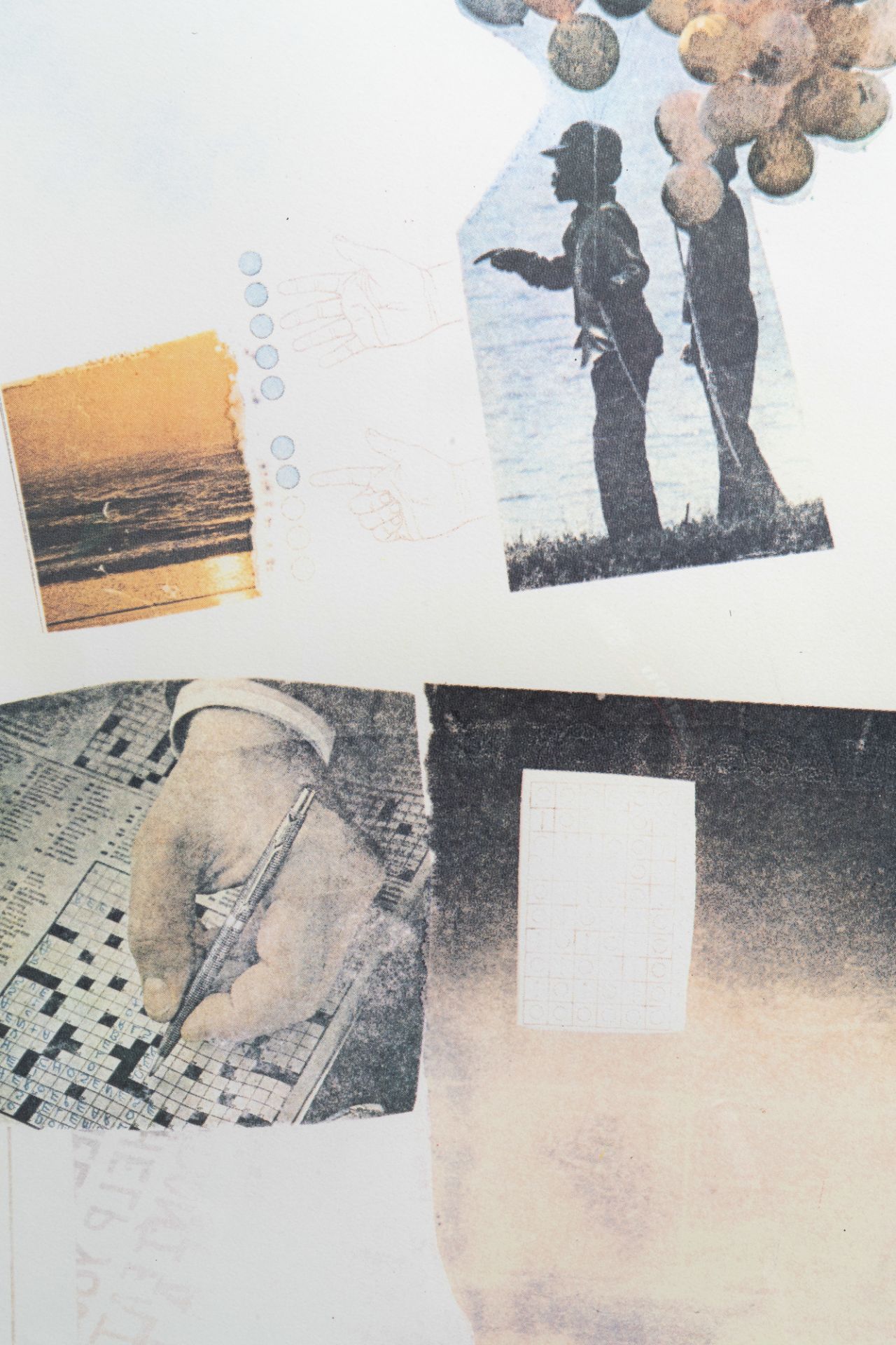 Robert Rauschenberg (1925-2008): 'Support', screenprint in colours, ed. 246/250, dated (19)73 - Image 6 of 6