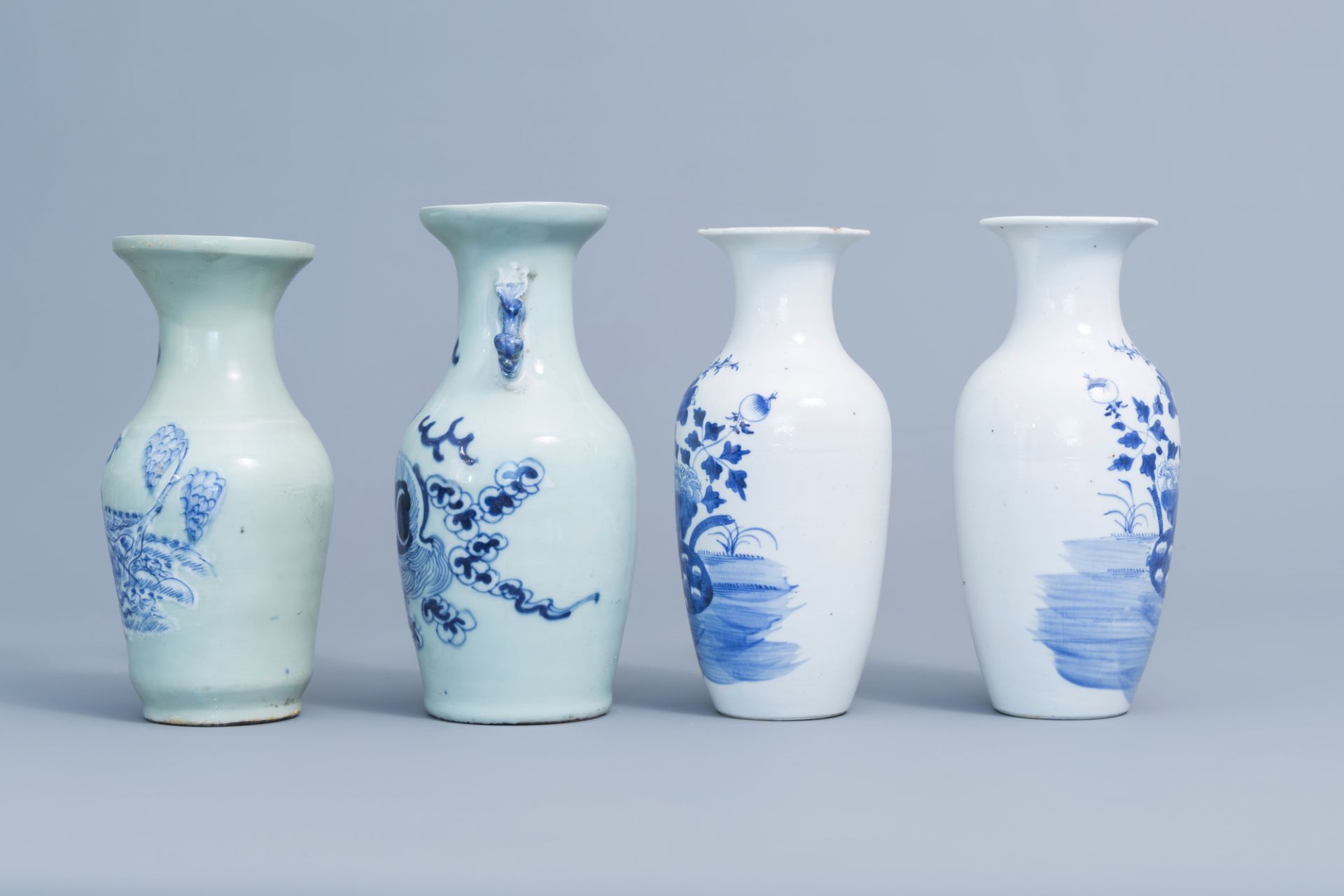 A varied collection of Chinese blue and white porcelain, 19th/20th C. - Image 5 of 16