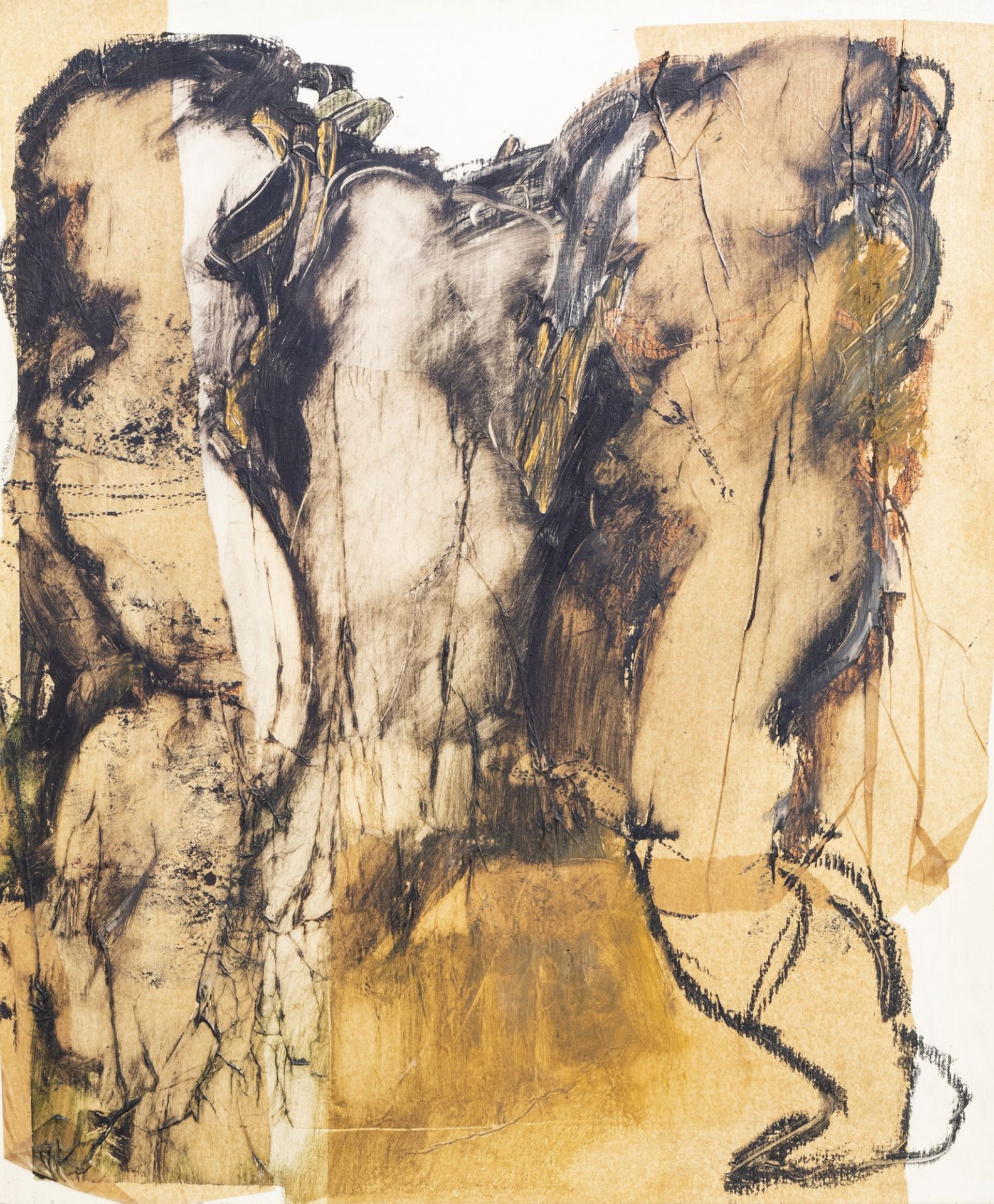 Chrissy Dolan-Terrasi (1950): Abstract composition, mixed media, dated (19)90