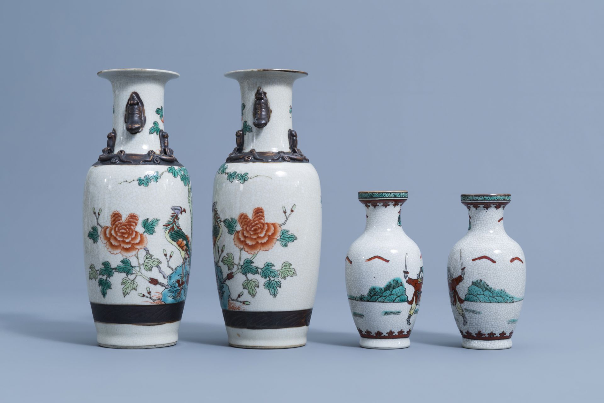 A varied collection of Chinese famille rose, verte, blue & white porcelain, 18th C. & later - Image 9 of 36