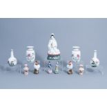 An extensive and varied collection Chinese famille rose porcelain, 20th C.