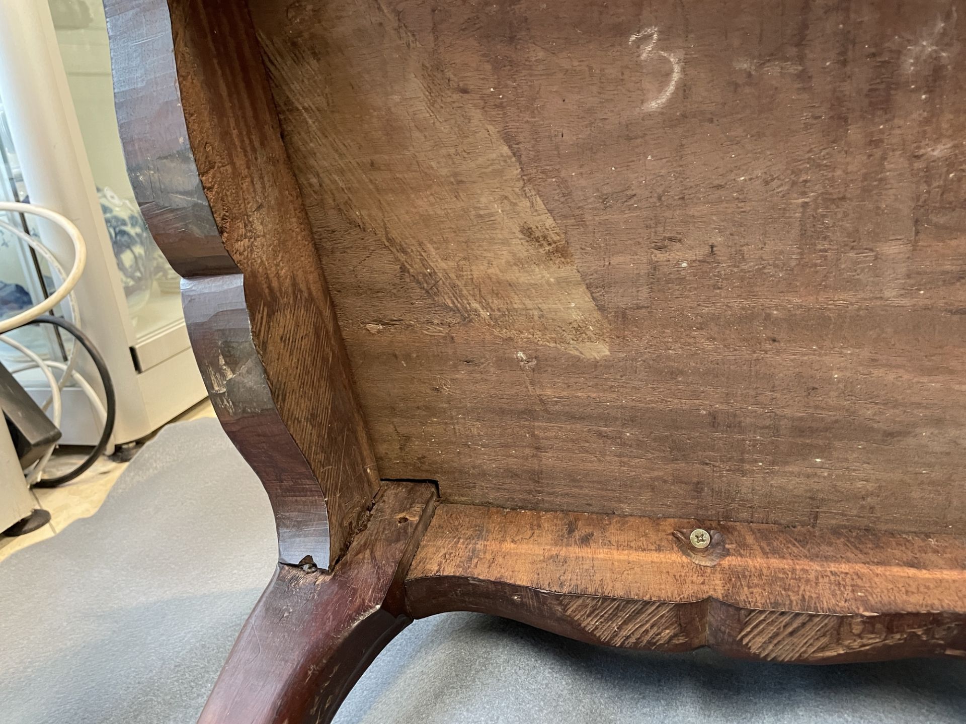 Four wooden chairs with reticulated backs, Macao or Portuguese colonial, 19th C. - Image 44 of 47