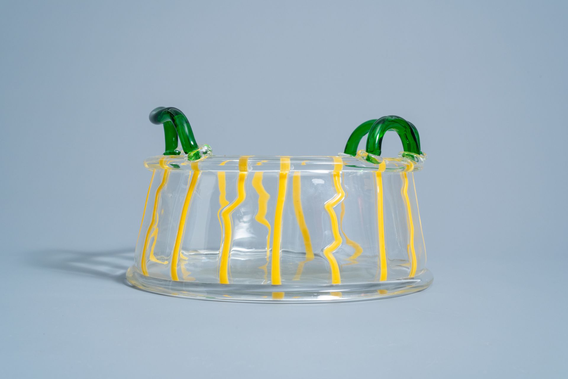 Ettore Sottsass (1917-2007): 'Aldebaran' Murano glass fruit bowl for Memphis Milano by Toso Vetri d' - Image 2 of 8