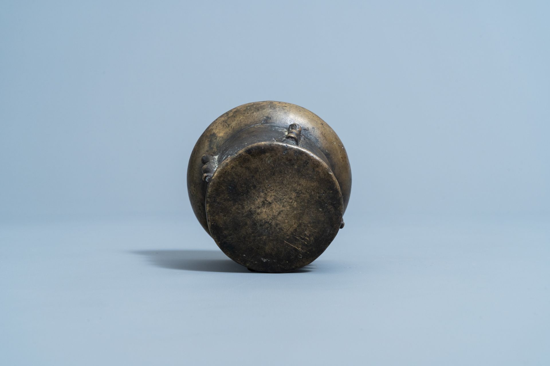 A French bronze mortar, 17th C. - Image 7 of 7