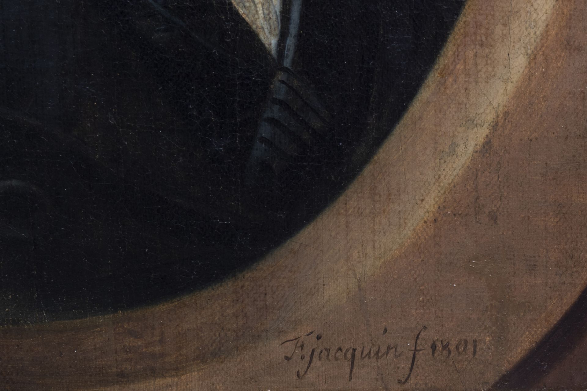 Franois Jacquin (1756-1826): Portraits of L.B. Nillis and his wife Jeanne Marie Carolina Van Meerbe - Image 5 of 9