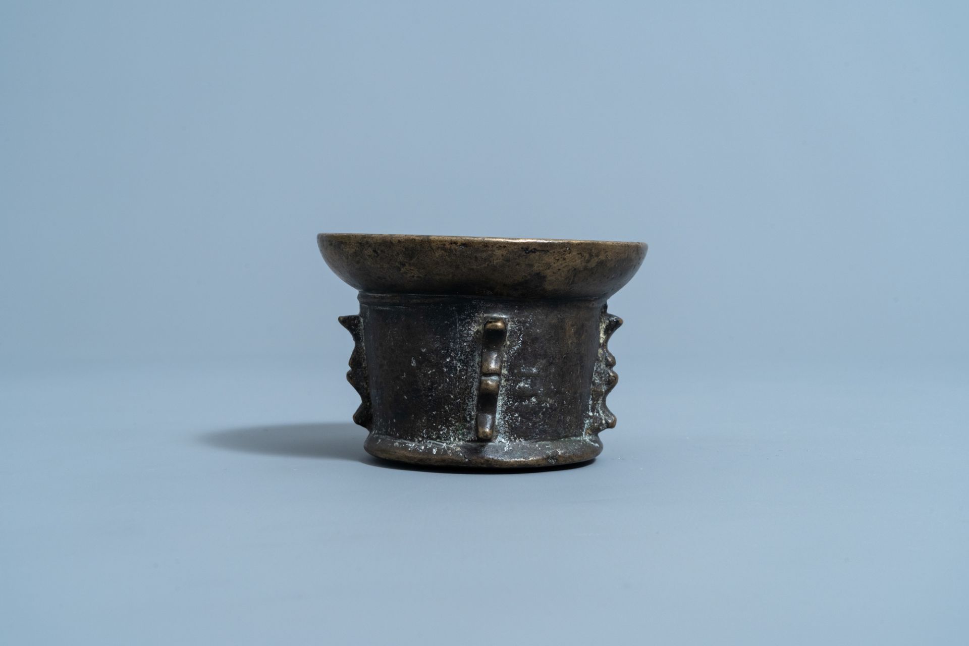 A French bronze mortar, 17th C. - Image 3 of 7