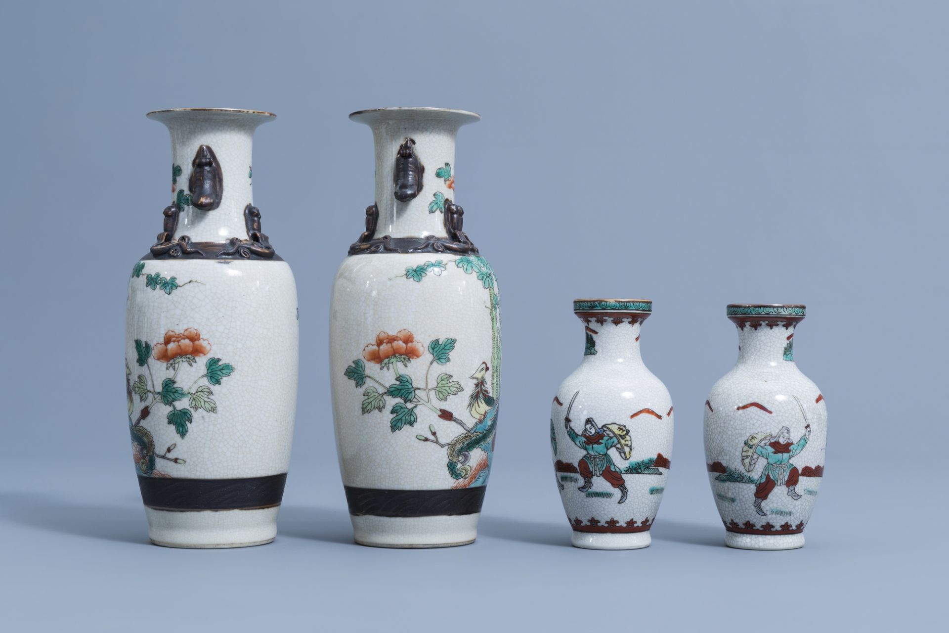 A varied collection of Chinese famille rose, verte, blue & white porcelain, 18th C. & later - Image 11 of 36