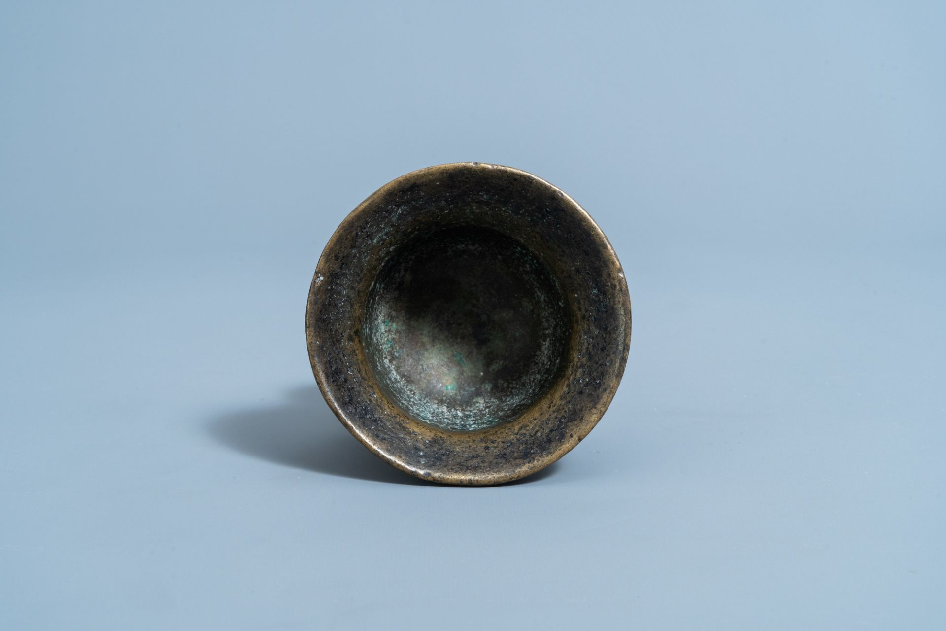 A French bronze mortar, 17th C. - Image 6 of 7