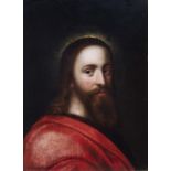 French school: Jesus Christ, oil on panel, 17th C.