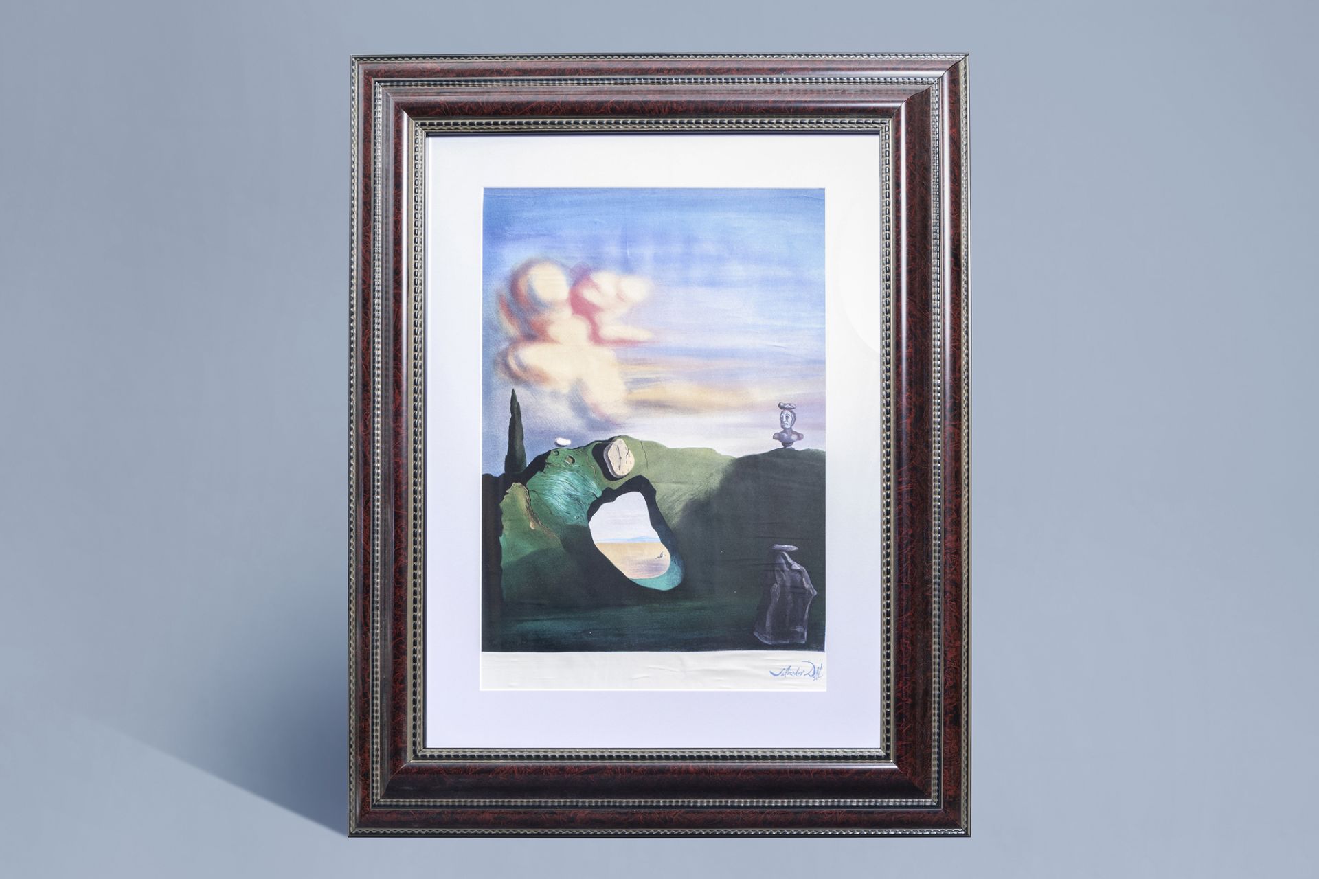 Salvador Dali (1904-1989, after): Untitled, print on silk, (1996) - Image 2 of 5
