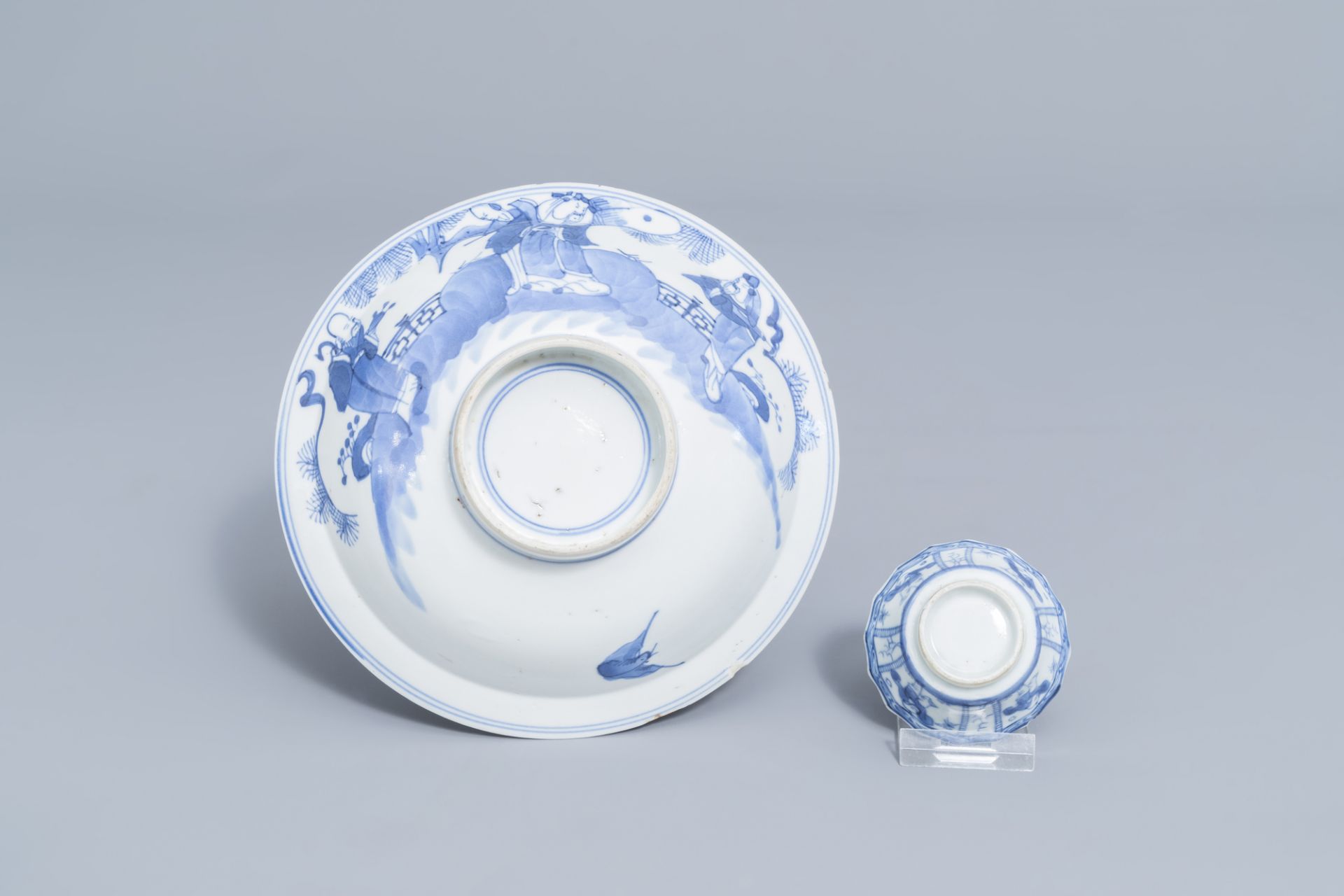 A varied collection of blue and white porcelain, Kangxi and later - Image 11 of 11