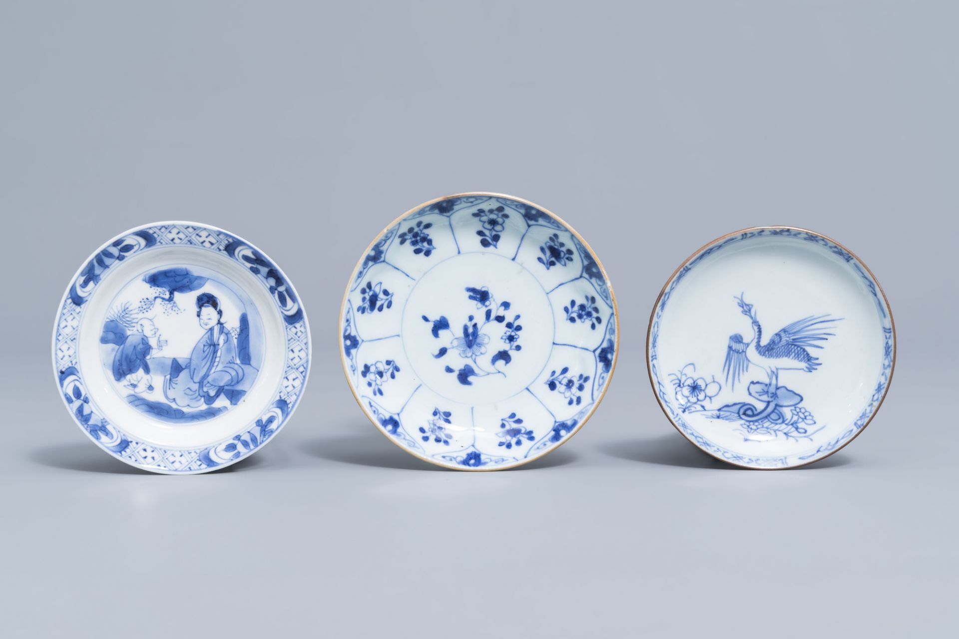 A varied collection of blue and white porcelain, Kangxi and later - Image 2 of 11