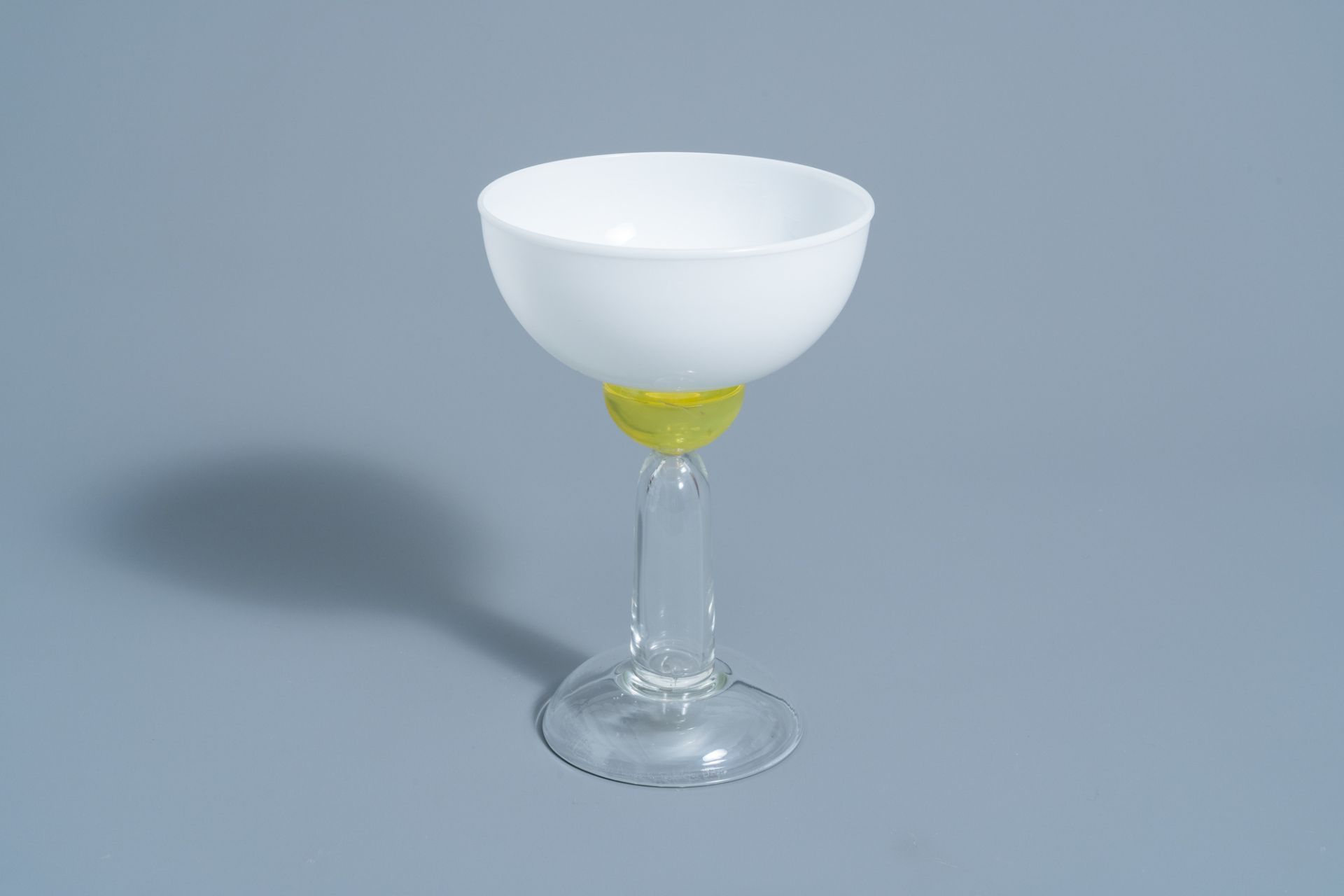 Marco Zanini (1954): 'Beltegeuse' Murano glass glass for Memphis Milano by Toso Vetri d'Arte, [1983]