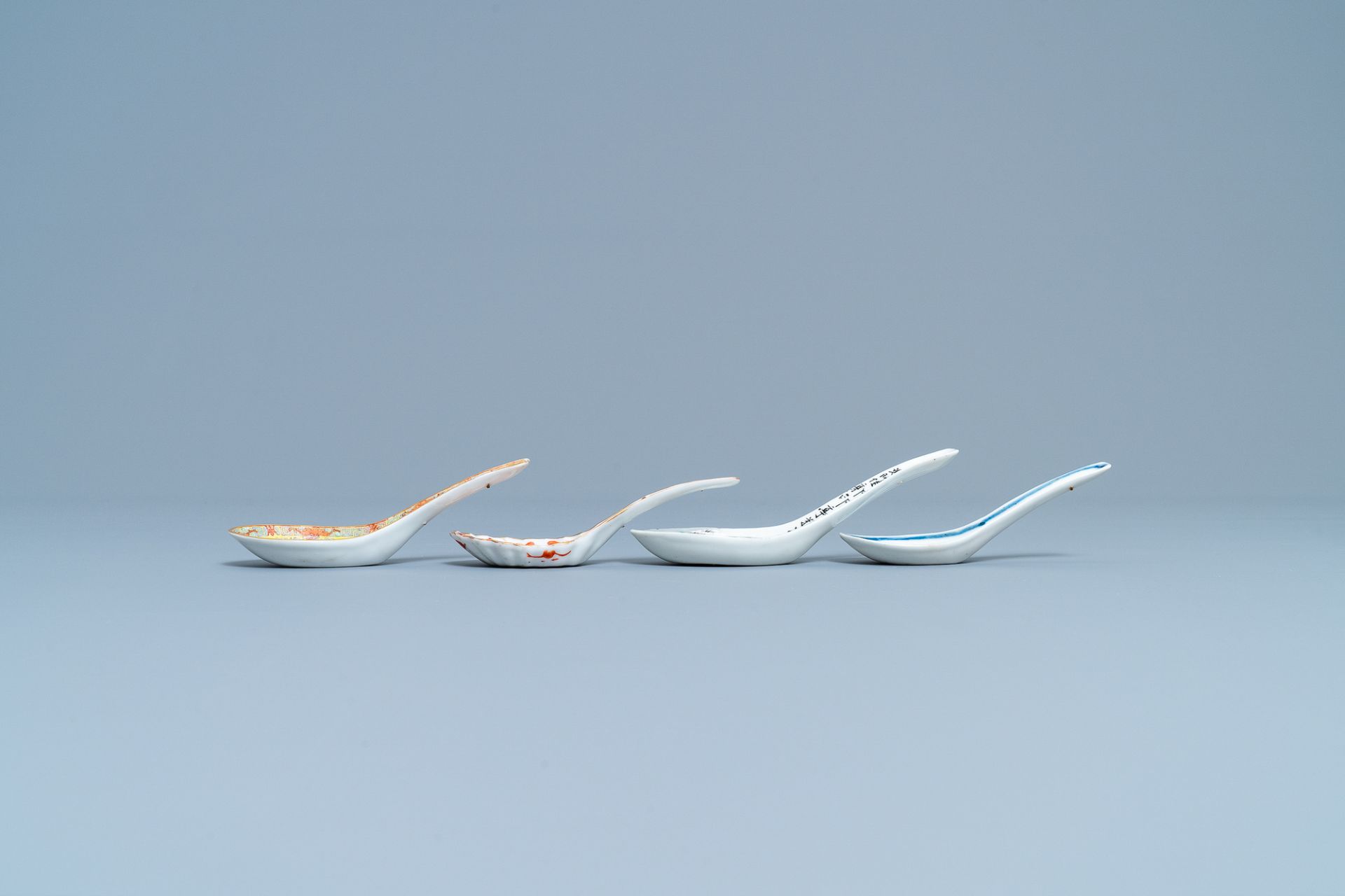 Four various Chinese spoons, 19th/20th C. - Image 5 of 6