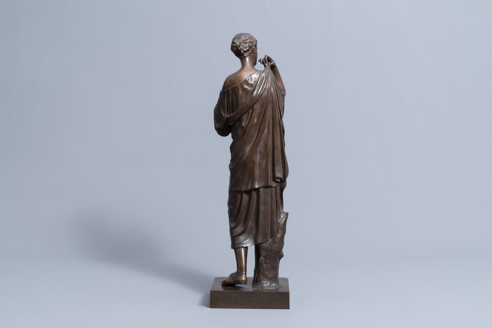 After the antique: Diana de Gabies, patinated bronze, 19th/20th C. - Image 4 of 7