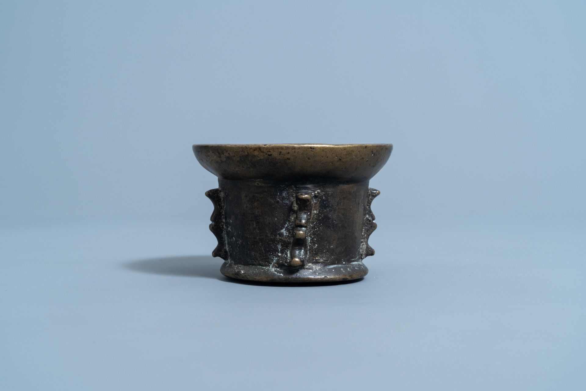 A French bronze mortar, 17th C. - Image 4 of 7