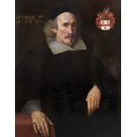 Dutch school: Portrait of a gentleman, oil on canvas, dated 1653