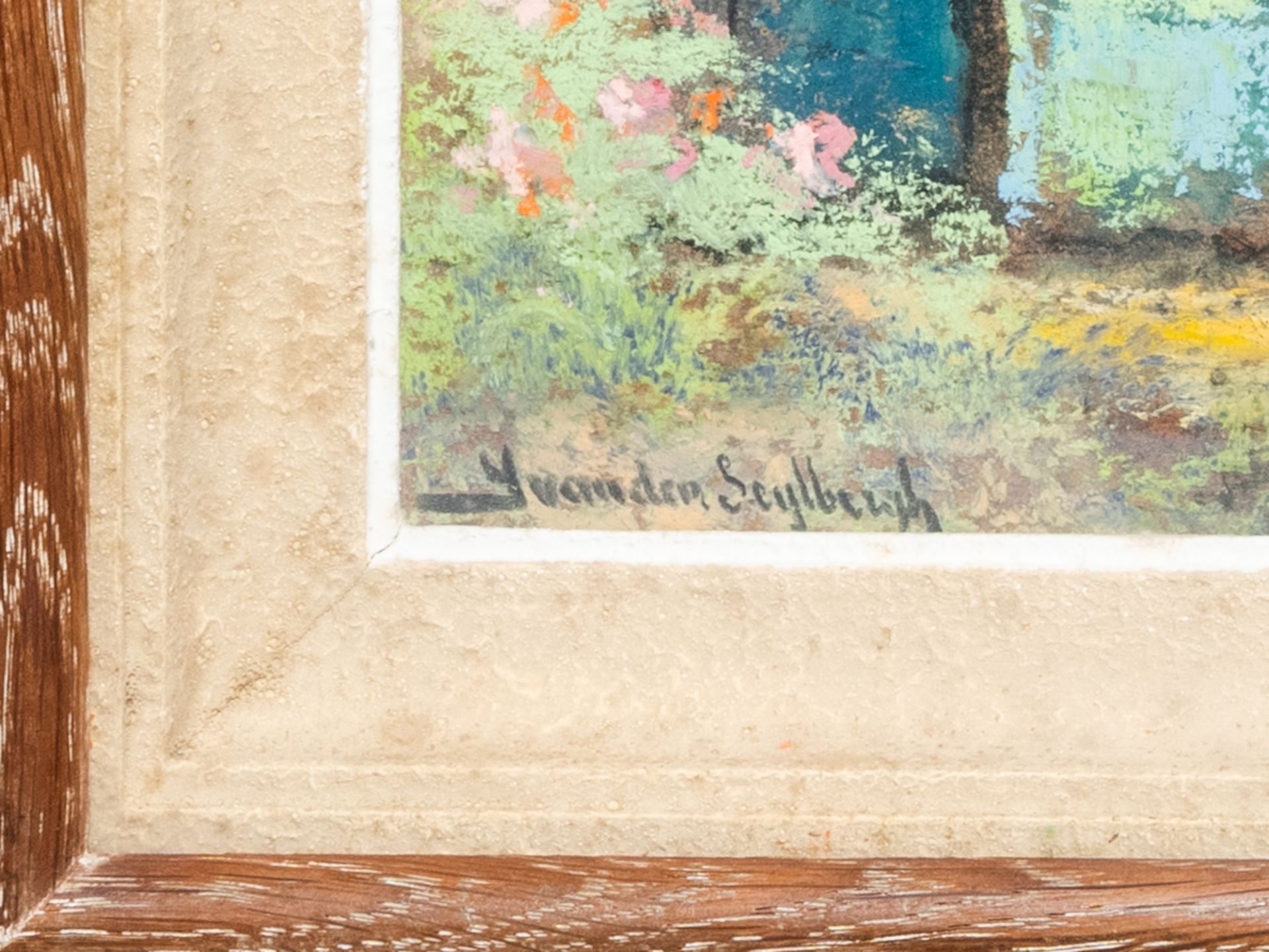 Jacques van den Seylbergh (1884-1960): 'Begijnhof te Aarschot', pastel - Image 4 of 4