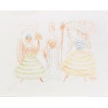 James Ensor (1860-1949): 'Les coquilles', lithograph in colours, [1929]