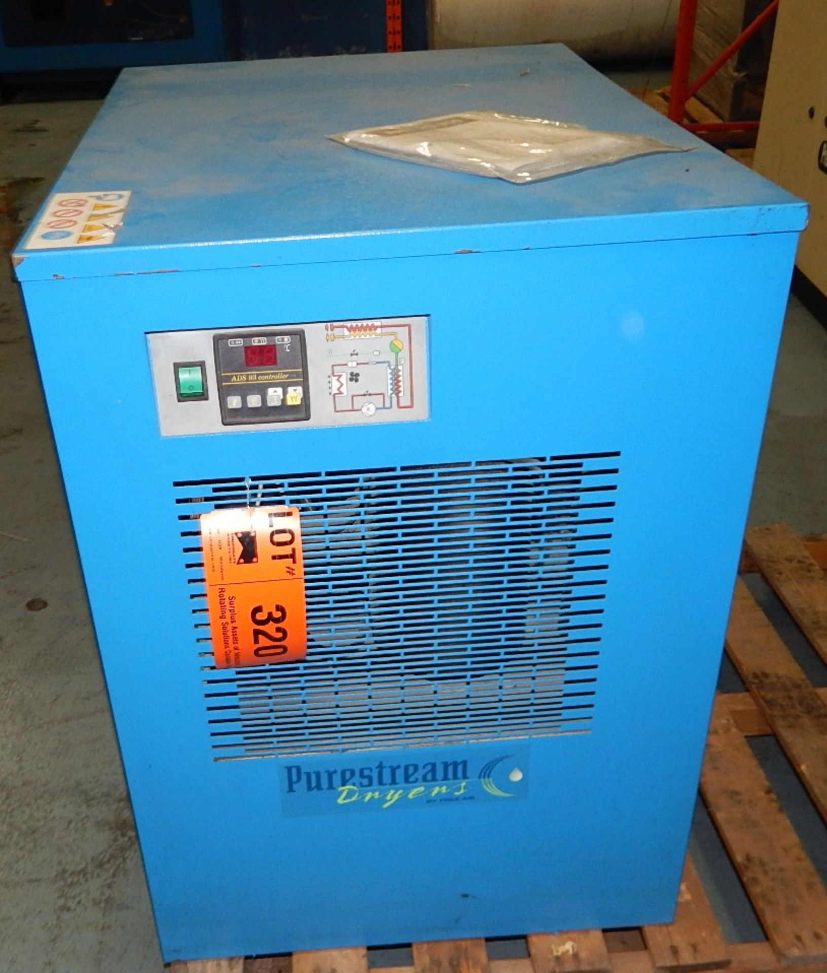 FRIULAIR DFE52/AC REFRIGERATED AIR DRYER WITH 168 CFM, S/N: 070000478 (CI) [RIGGING FEE FOR LOT #320