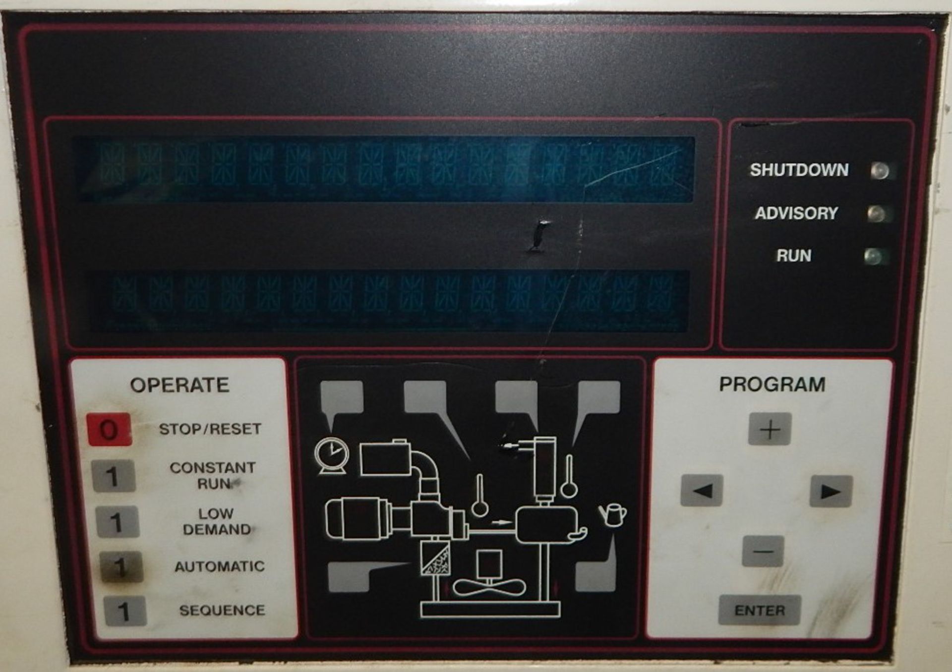 GARDNER DENVER ELECTRA-SAVER II ROTARY SCREW AIR COMPRESSOR WITH 100 HP, 125 PSI, S/N: S257740 ( - Image 4 of 8