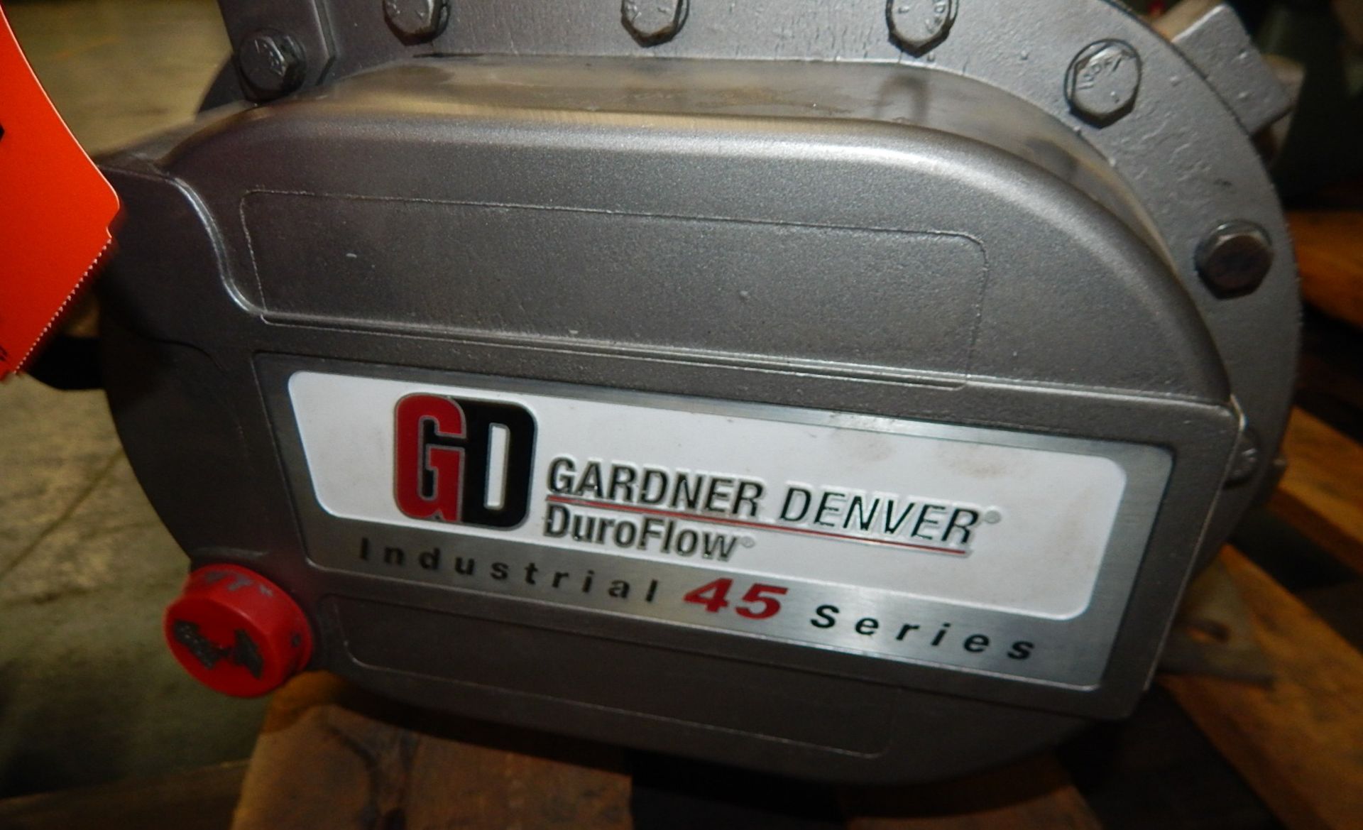 GARDNER DENVER INDUSTRIAL 45 SERIES BLOWER WITH 4000 MAX. RPM, S/N: S472769 (CI) [RIGGING FEE FOR - Image 3 of 4